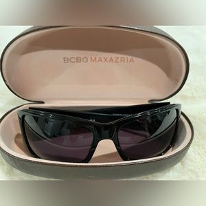 BCBGMaxAzria CASHMERE Black Sunglasses 130mm